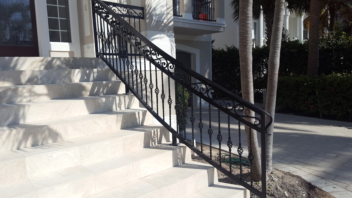Curved Stair Railing
