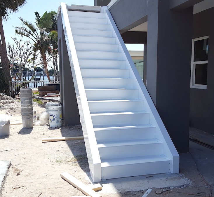 Fabricated Stairs Installed