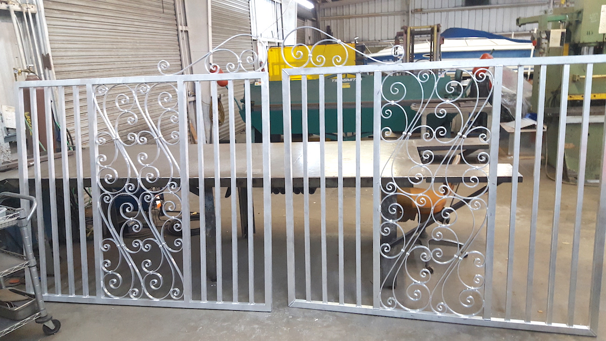 Gate with Scrollwork