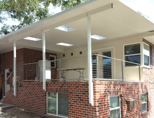 Porch Supports and Railing