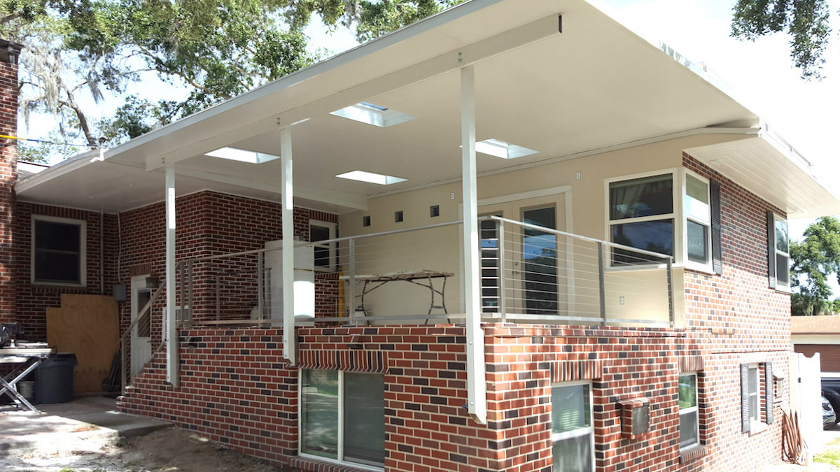 Porch Supports and Railing